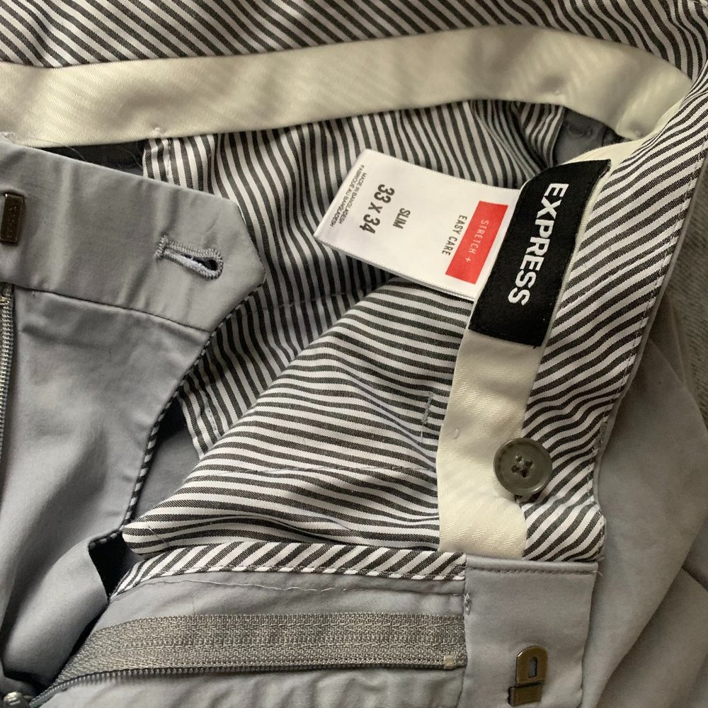 Gray Express Dress Pants